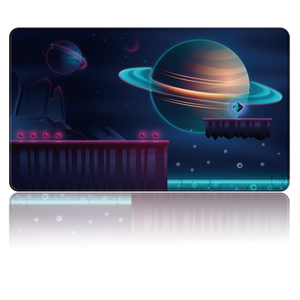 カスタムプリント24x14in MTGプレイマット滑り止めラバーバッキングデスクマットTCGカードゲーム用スクエアパターン在庫あり - Product Image 1