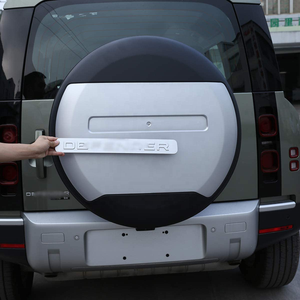 Cubierta protectora de neumáticos de repuesto para coche <span class=keywords><strong>Land</strong></span> <span class=keywords><strong>Rover</strong></span> <span class=keywords><strong>Defender</strong></span>, accesorios de Exterior para automóvil, con logotipo, 110, 2020 - Product Image 5