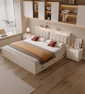 سرير تخزين خشبي للأطفال بحجم فردي أو مزدوج مع أدراج لغرفة نوم الأطفال - Product Image 4