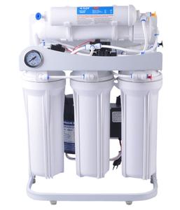Sistema de Filtro de Agua de Ósmosis Inversa Alcalinizante Eléctrico, Autolimpiante, Membrana RO de 6 Etapas, Instalación en Encimera, 75 Galones - Product Image 1