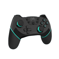 Manette de jeu sans fil BT pour Switch Pro avec fonction Turbo et moteur de vibration - Pour PC/Android