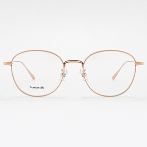Muineiit - Monturas de Gafas Redondas de Titanio Puro para Mujer, Modelo 7018, Montura Ancha y Ligera, Gafas para Miopía Danyang - Product Image 4