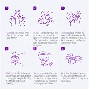 <span class=keywords><strong>Copa</strong></span> <span class=keywords><strong>Menstrual</strong></span> de Silicona de Alta Calidad, Ecológica, Higiénica, al por Mayor, <span class=keywords><strong>Precio</strong></span> Económico, OEM China - Product Image 6