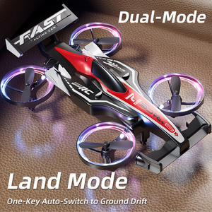 Auto Volante Anfibia RC 2-in-1 per Surf Aereo e Terrestre, Telecomando con Cavo USB, Alimentazione Elettrica, Portata 45-50m per Bambini - Product Image 3