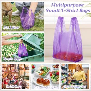 Bolsas de Plástico para Camisetas al por Mayor con Asas para Pequeños Negocios, Comercio Minorista, Supermercados, Mercancía, Tiendas de Conveniencia - Product Image 6