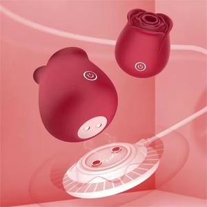 STELLAR PATH Suction Rose Clitoral Sucking <b>Vibrator</b> with Silicone+ABS Material for Women - Product Image 5