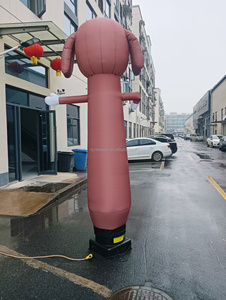 Figurine gonflable <span class=keywords><strong>chien</strong></span> de 3m pour événements commerciaux extérieurs, en tissu Oxford, avec souffleur, figurine ondulante attrayante - Product Image 5