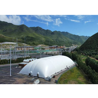 Dômes gonflables avec support pneumatique Structure à membrane en PVC PVDF Dôme pneumatique de football professionnel pour GYM Tennis Sports Stadium