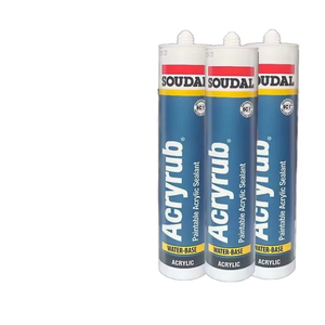 กาวอะคริลิกน้ำ SOUDAL Acryrub ขนาด 310 มล. ระดับความหนืด ISO VG 15 สำหรับเชื่อมต่อข้อต่อ - Product Image 4