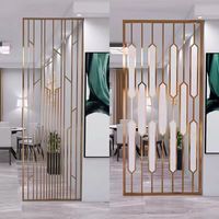 Diviseur d'escalier de pièce de hall intérieur personnalisé cloison d'écran en acier modèles uniques découpés au laser pour diviseurs décoratifs créatifs en métal