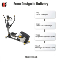 Máquina Elíptica Profesional Comercial, Fabricante de Equipos de Gimnasio y Fitness, Precio Directo de Fábrica al por Mayor