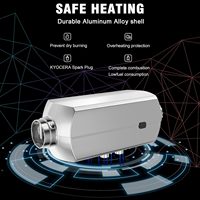 Chauffages au diesel de stationnement OGMIE 12V 24V avec interrupteur numérique et télécommande