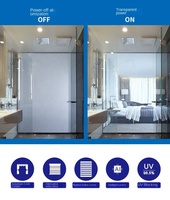 Elektronisch Schaltbare Intelligente Fensterfolie SmartFilm PDLC-Glas Undurchsichtig zu Transparent Elektrisch Schaltbares Intelligentes Glas PDLC-Folie