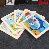 40 sortes de puzzles Montessori 9pcs en bois 3D DIY puzzle game educational toys for kids