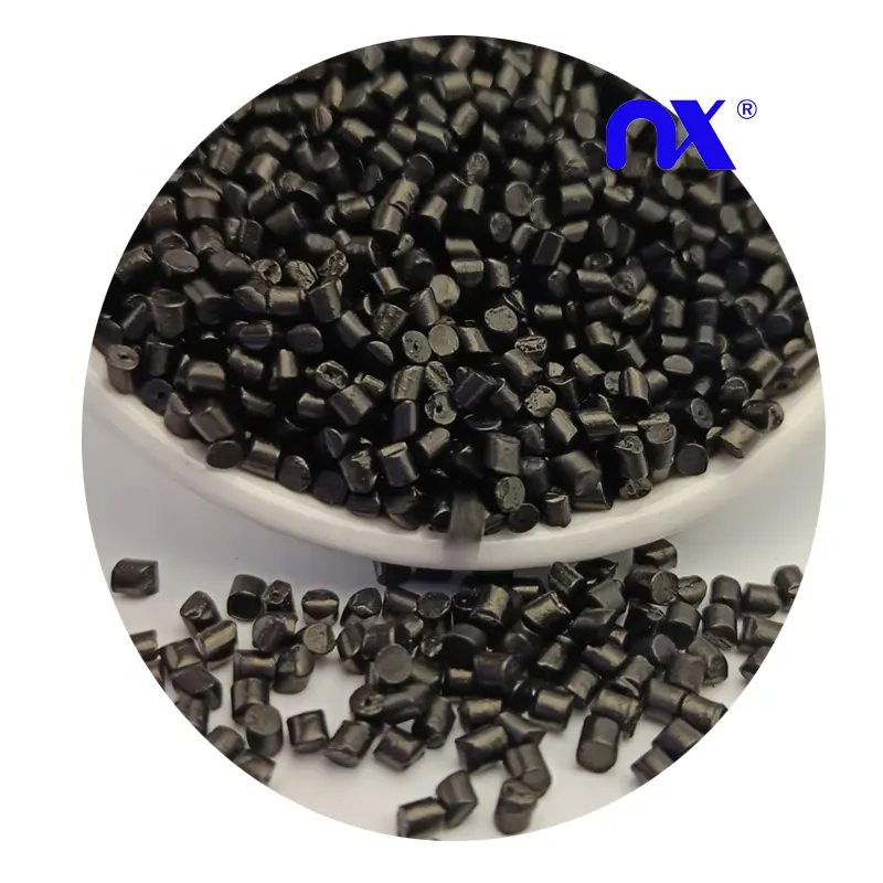 उच्च गुणवत्ता वाले कार्बन ब्लैक पार्टिकल्स 6% सांद्रता ब्लैक मास्टरबैच