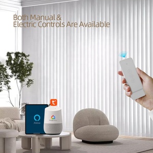 Điều khiển từ xa Rèm dọc cho cửa sổ cơ giới Rèm Con lăn màn trập Polystyrene cửa chớp mù đá phiến sang trọng rèm cửa - Product Image 6