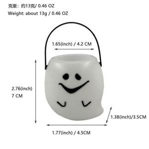 ชุดถังฟักทองฮาโลวีนพลาสติก Taizhou Senno Plastics ถังใส่ขนมสำหรับเด็ก ใช้ซ้ำได้ สำหรับตกแต่งภายในและภายนอกอาคาร - Product Image 3