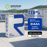 Sel Baterai Lithium Ion Fosfat Prismatic Rechargeable Lifepo4 REPT Grade 3.2v 314Ah 280Ah 100Ah untuk Solar