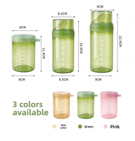 Ensemble de contenants hermétiques en silicone MIXWARES pour aliments, organisateur de garde-manger, boîte avec couvercle, distributeur d'épices pour les produits secs de cuisine