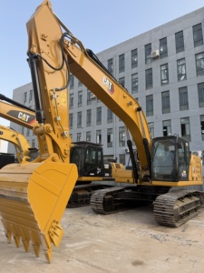 Excavatrice hydraulique sur chenilles Caterpillar 330GC de 30 tonnes, modèle 2023 certifié, d'occasion, contrôlée par PLC, pour l'exploitation minière et la construction - Product Image 3