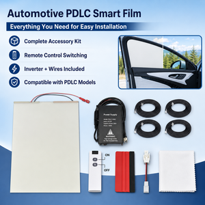 Película Inteligente PDLC Automotriz Personalizada, Tinte de Privacidad Conmutable para Ventanas Laterales de Automóviles y Techos Corredizos, en Blanco, Negro y Colores - Product Image 3