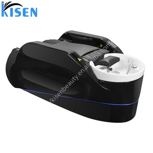 KISEN Automatic Massage Hair Salon Furniture Head Spa Electric Massage Shampoo <b>Bed</b> With Water Circulation Hair Shampoo Basin - Product Image 6