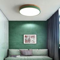 Plafonnier LED rond en fer et PS 36W, 500mm*50mm, 220 Volts