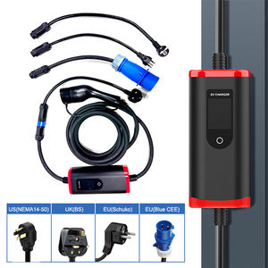 Station de charge rapide de voiture Smart EV portable Slocable IP65 étanche <span class=keywords><strong>AC</strong></span> J1772 Type1 chargeur EV avec 3.5KW 7KW 11KW 22KW - Product Image 5