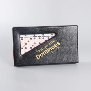 Pour la fourniture d'un ensemble de dominos haut de gamme, dés en plastique colorés avec coins arrondis, jeu de société, jouet OEM ODM - Product Image 5