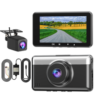 Caméra de tableau de bord 4K avant et arrière avec contrôle de l'application WIFI Enregistreur de voiture à 170 angles Boîte noire étanche pour voiture Bmw DVR ZD51A + HW