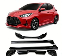 Nuevo Diseño para Toyota Yaris 2020-2023, Kit de Carrocería con Parachoques Delantero de Plástico ABS, Alerones Laterales, Sin Color