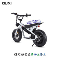 OUXI-Mini vélo électrique hybride Kdi 250W, 14 pouces, avec gros pneus, S73