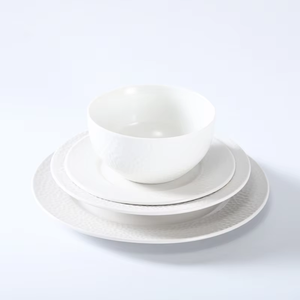 Vajilla de Porcelana Blanca Barata al por Mayor, Juego de Cena de Cerámica a Precio de Mayoreo, Platos de Porcelana, Directo de Fábrica - Product Image 5