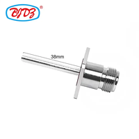 Approvisionnement d'usine Laiton N Type Femelle Jack Bride 4 Trous N Jack Filetage M5 38mm 1.5 Pouces RF Coax Coaxial Connecteurs en Stock