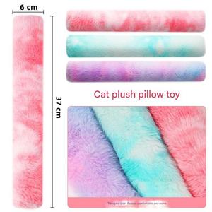 Eco-Friendly Small Cartoon <b>Cat</b> <b>Plush</b> Pillow Stick Teaser Chew Toy with Comfortable Design for <b>Cats</b> & Dogs - Product Image 6