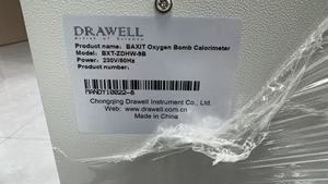 Drawell DW-BXT-ZDHW9B Oxigênio Bomba Calorímetro Calor Total de Combustão Tester Medição Calorímetro Aparelho - Product Image 4