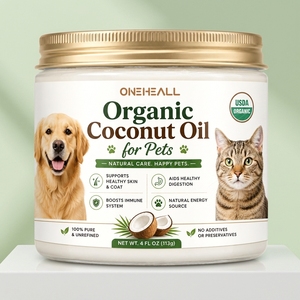 <span class=keywords><strong>Olio</strong></span> <span class=keywords><strong>di</strong></span> <span class=keywords><strong>Cocco</strong></span> Biologico per <span class=keywords><strong>Cani</strong></span> e Gatti - Integratore Alimentare per la Salute degli Animali Domestici - Product Image 1