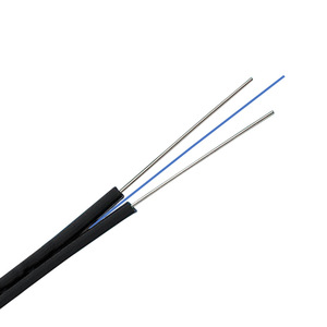 Cable de Fibra Óptica FTTH Monomodo de 1, 2 y 4 Hilos con Cubierta LSZH y Refuerzo de Alambre de Acero Fosfatado Plano - Product Image 2