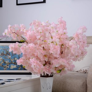 Branches de fleurs de cerisier artificielles, arbres de fleurs de cerisier en plastique décoration de mariage <span class=keywords><strong>plafond</strong></span> fleur de pêcher décoration de <span class=keywords><strong>salon</strong></span> - Product Image 5