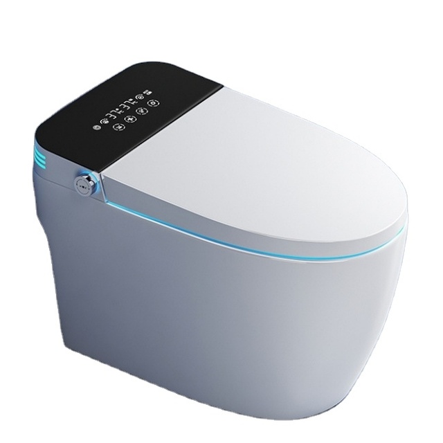 One-Piece Automatic Bidet Toilets Remote Control Floor Mounted Electric Sensor Flush Seat Heating Intelligent WC Smart Toilet WC