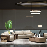 Le bureau de direction au design luxueux et léger est un mobilier de bureau en bois commercial, un bureau de direction