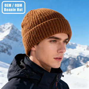 High Quality Unisex Winter <strong>Knitted</strong> Cap Solid Color Polyester Crochet Cuffed Beanie <strong>Wholesale</strong> High Quality Winter <strong>Knitted</strong> <strong>Hat</strong> - Product Image 3