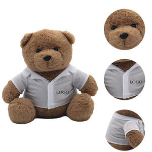 Grand ourson en peluche style <span class=keywords><strong>Kawaii</strong></span> personnalisé Nouveau style d'animal en peluche réconfortant avec logo Personnage/<span class=keywords><strong>dessin</strong></span> - Product Image 6