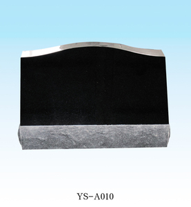 Lápida Conmemorativa Tradicional de Granito Negro Natural para Exteriores con 1 Año de Garantía - Product Image 4