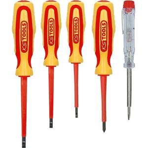 Juego de destornilladores KS TOOLS ERGOTORQUE VDE, 5 piezas, PH+plano - Product Image 1