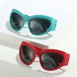 Gafas de Ciclismo de Moda 2023, Gafas de Sol Y2K para Hombre, Gafas de Sol Deportivas de Ojo de Gato Extra Grandes para Mujer - Product Image 4