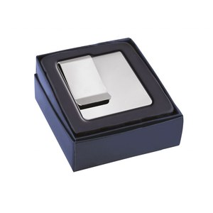 Portafoglio minimalista da uomo di alta qualità con doppia Clip per soldi in alluminio e fibra di carbonio fodera sottile ed elegante con chiusura a scatola - Product Image 4