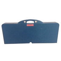 Table de pique-nique pliante en plastique en aluminium Valise de camping portable pour activités de plein air