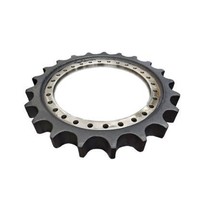 Rouleau de chenille d'entraînement pour pelle hydraulique série XE, 19 dents, alésage 185 mm, pour train de roulement