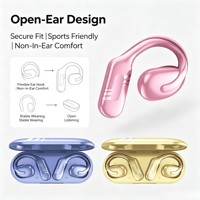 Écouteurs sans fil OWS TWS OEM/ODM BT5.3 avec crochet d'oreille, étanches IPX5 pour le sport, les trajets quotidiens et le travail